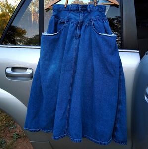 🎃SALE🎃Vtg 80s Jordache High Waist Prairie Jean